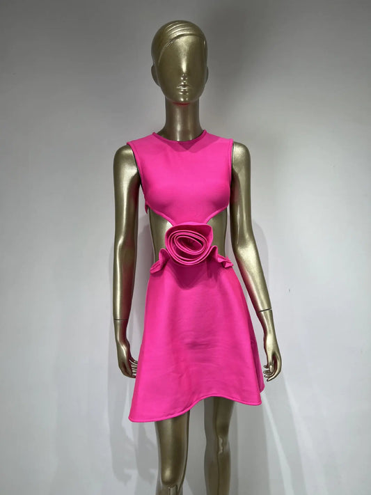 Applique Fashion Dress for Women's Parties